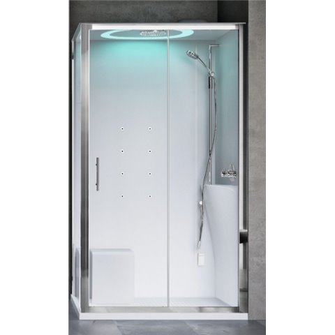 Cabine de douche Crystal 2P 120x80 Novellini Salle de bains